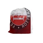 Feyenoord Rotterdam football club FC Logo Drawstring Pouch (Large)