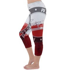 Capri Winter Leggings Back Capri Winter Leggings Back