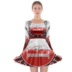 Long Sleeve Skater Dress 