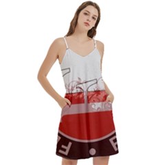 Mini Camis Dress With Pockets 