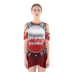 Shoulder Cutout One Piece Dress 