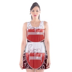 Scoop Neck Skater Dress 
