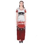 Feyenoord Rotterdam football club FC Logo Short Sleeve Maxi Dress