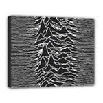 Joy Division Unknown Pleasures Pattern Canvas 14  x 11  (Stretched)