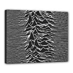 Joy Division Unknown Pleasures Pattern Canvas 20  x 16  (Stretched)