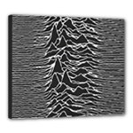 Joy Division Unknown Pleasures Pattern Canvas 24  x 20  (Stretched)