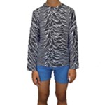 Joy Division Unknown Pleasures Pattern Kid s Long Sleeve Swimwear