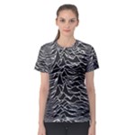 Joy Division Unknown Pleasures Pattern Women s Sport Mesh Tee