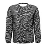 Joy Division Unknown Pleasures Pattern Men s Long Sleeve Tee