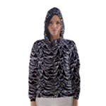 Joy Division Unknown Pleasures Pattern Hooded Wind Breaker (Women)