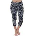 Joy Division Unknown Pleasures Pattern Capri Winter Leggings 