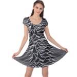 Joy Division Unknown Pleasures Pattern Cap Sleeve Dress