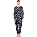 Joy Division Unknown Pleasures Pattern OnePiece Jumpsuit (Ladies)
