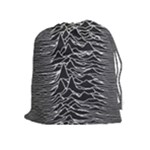 Joy Division Unknown Pleasures Pattern Drawstring Pouch (XL)