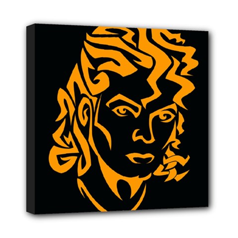 Michael Jackson the King of Pop Mini Canvas 8  x 8  (Stretched) from ArtsNow.com