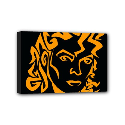 Michael Jackson the King of Pop Mini Canvas 6  x 4  (Stretched) from ArtsNow.com