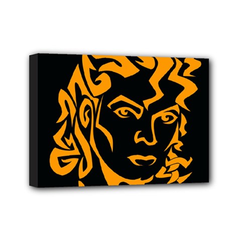 Michael Jackson the King of Pop Mini Canvas 7  x 5  (Stretched) from ArtsNow.com