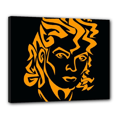 Michael Jackson the King of Pop Canvas 20  x 16  (Stretched) from ArtsNow.com