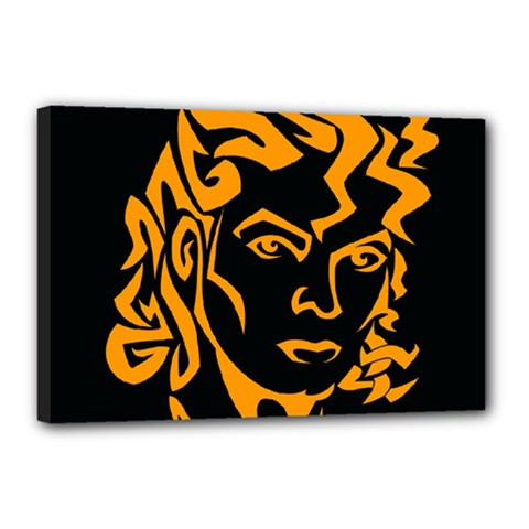 Michael Jackson the King of Pop Canvas 18  x 12  (Stretched) from ArtsNow.com