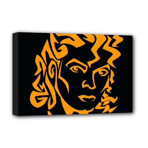 Michael Jackson the King of Pop Deluxe Canvas 18  x 12  (Stretched) from ArtsNow.com