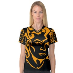 V-Neck Sport Mesh T-Shirt 