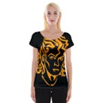 Michael Jackson the King of Pop Women s Cap Sleeve Top