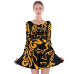 Michael Jackson the King of Pop Long Sleeve Skater Dress