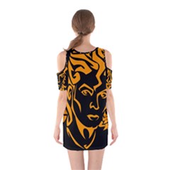 Shoulder Cutout One Piece Dress 