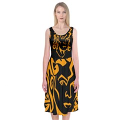 Michael Jackson the King of Pop Midi Sleeveless Dress from ArtsNow.com