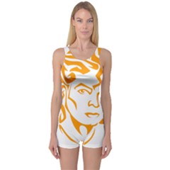 One Piece Boyleg Swimsuit 
