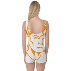 One Piece Boyleg Swimsuit 