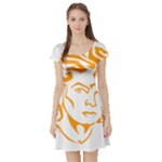 Michael Jackson Short Sleeve Skater Dress