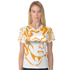 V-Neck Sport Mesh T-Shirt 