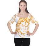 Michael Jackson Women s Cutout Shoulder Tee