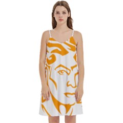 Mini Camis Dress With Pockets 
