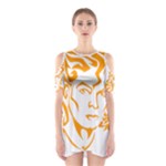 Michael Jackson Women s Cutout Shoulder One Piece