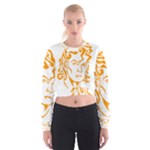 Michael Jackson Women s Cropped Sweatshirt