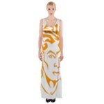 Michael Jackson Maxi Thigh Split Dress