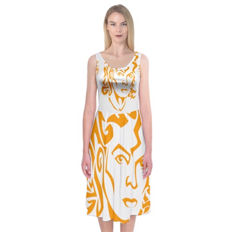 Michael Jackson Midi Sleeveless Dress from ArtsNow.com