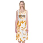 Michael Jackson Midi Sleeveless Dress