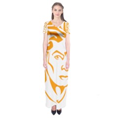 Short Sleeve Maxi Dress 