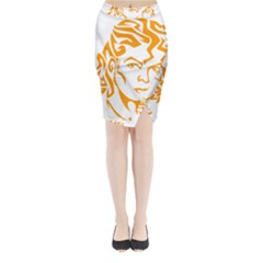 Michael Jackson Midi Wrap Pencil Skirt from ArtsNow.com