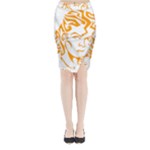 Michael Jackson Midi Wrap Pencil Skirt