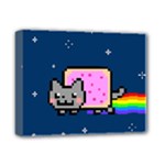 Nyan Cat Deluxe Canvas 14  x 11  (Stretched)