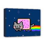Nyan Cat Deluxe Canvas 16  x 12  (Stretched) 