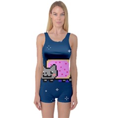 One Piece Boyleg Swimsuit 
