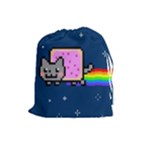 Nyan Cat Drawstring Pouch (Large)