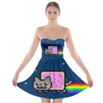 Nyan Cat Strapless Bra Top Dress