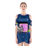 Nyan Cat Women s Cutout Shoulder One Piece