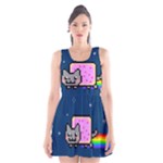 Nyan Cat Scoop Neck Skater Dress
